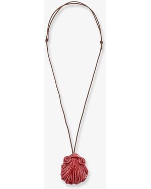 MATA STUDIO Venere Glazed Ceramic Necklace - White