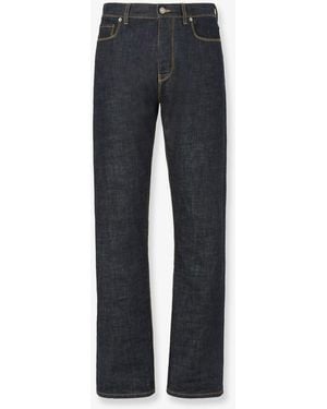 Fendi Five-Pocket Full-Length Jeans - Blue