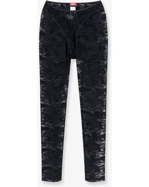 DIESEL Claire-Utlt Lace Leggings - Blue
