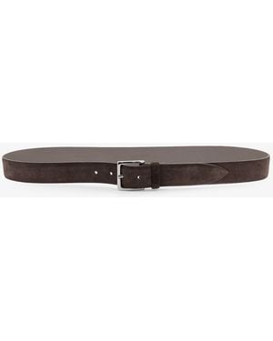 Orciani Suede Belt - White