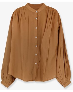 Mes Demoiselles Celeste Cotton Shirt - Brown