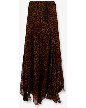 Mes Demoiselles Susu Viscose Long Skirt - Brown