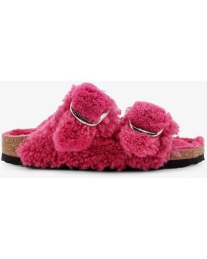 Birkenstock Sandali Arizona Big Buckle Teddy River - Rosa