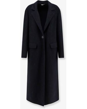 Hevò Lamiedolimpia Wool Coat - Black