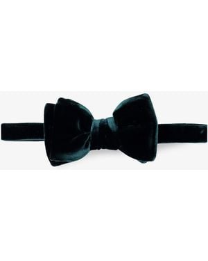 Tom Ford Velvet Bow Tie - White