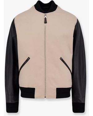 Givenchy Jackets Cotone/Pelle - Natural