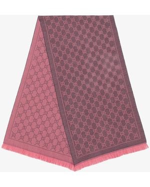 Gucci Wool Scarf - Purple