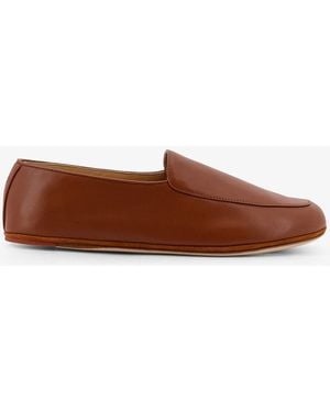 Loro Piana Anton Walk Leathr Loafers - Brown