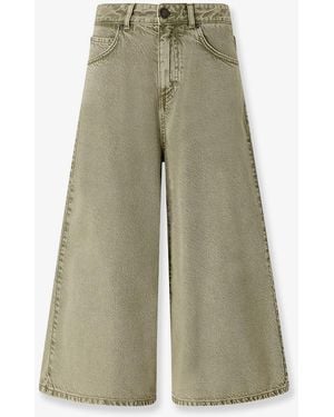 Pinko Burkina Denim Bermuda Shorts - Green