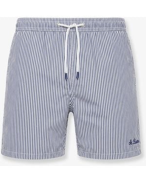 MC2 Saint Barth Boxer Mare Patmos Con Motivo A Righe - Blu