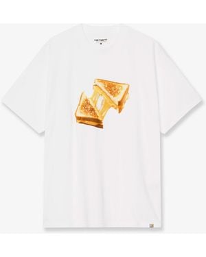 Carhartt Cheese Toast Cotton T-Shirt - White