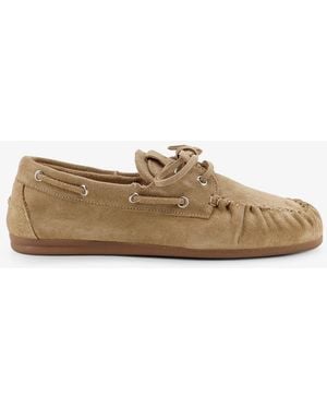 Alohas Rowan Suede Loafers - Natural