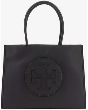 Tory Burch Ella Small Leather Handbag - Black