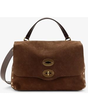 Zanellato Postina Jones Nubuck Handbag - Brown