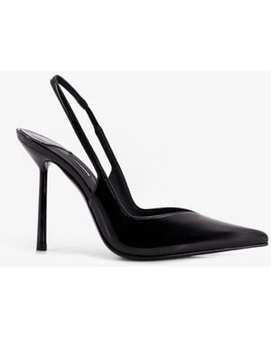 Le Silla Vivienne Patent Leather Court Shoes - White