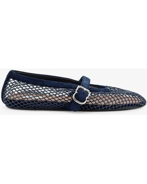 Alaïa Mesh Ballet Flats - Blue