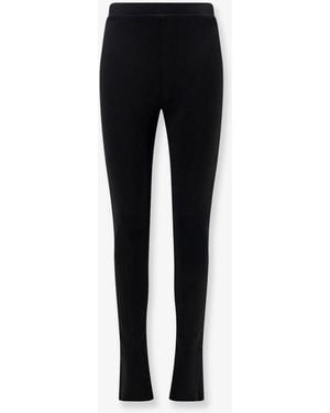 TOTEME Viscose Blend Zip Leggins - Black