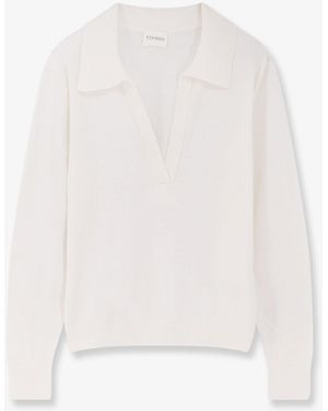 Closed Cotton And Cashmere Blend Jumper - White