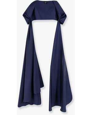 Lavi Beverello Satin Stole - Blue