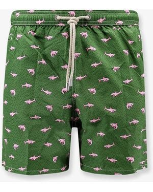 MC2 Saint Barth Recycled Material Swim Trunks - Green