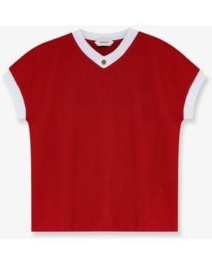 Versace Vintage Cotton T-Shirt - Red