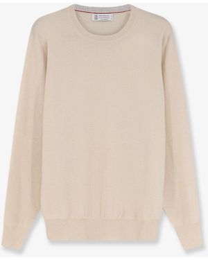 Brunello Cucinelli Cashmere Jumper - White