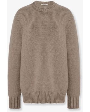 The Row Torin Cashmere Sweater - Natural