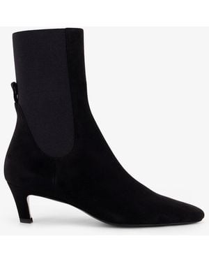 TOTEME Suede Boots - Black