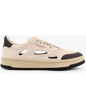 Foamers Low-Top Sneakers Realized With Foam With Lateral Openwork - Natural