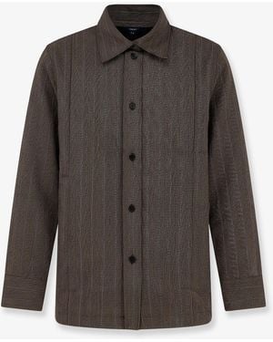 Soeur Lisbonne Virgin Wool Shirt - Gray