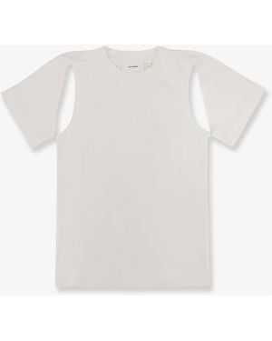 Axel Arigato Cotton -Shirt With Cut Out Details - White