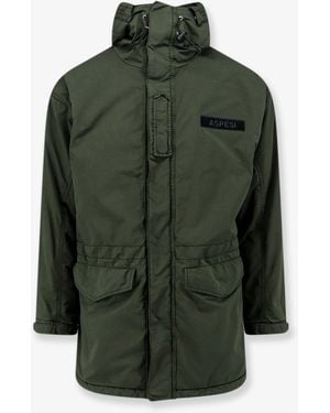 Aspesi Boom Winter Hooded Parka - Green