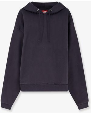 The North Face Cotton Sweatshirt With Hood - Blue