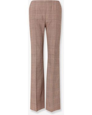 Max Mara Mxmpepato Wool Pants - Natural