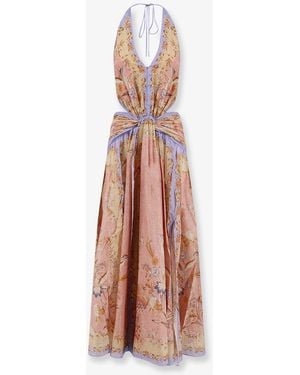 Zimmermann Indra Cotton And Silk Long Dress - White