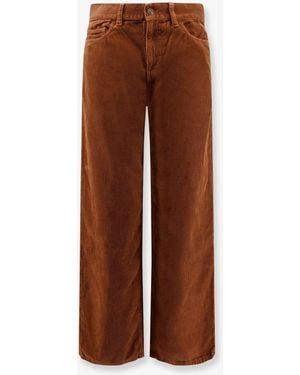 Celine Jolene Corduroy Trousers - Brown
