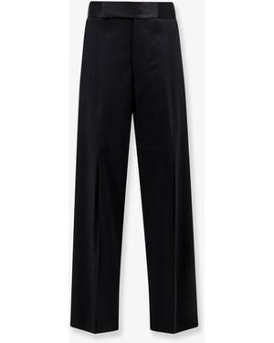 Giorgio Armani Tailored Wool Trousers - Black