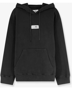 MM6 by Maison Margiela Organic Cotton Sweatshirt - Black