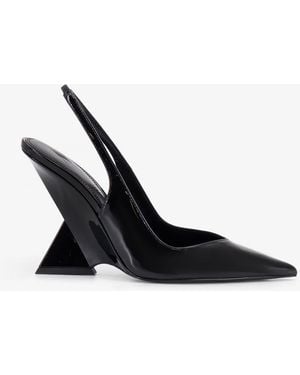 The Attico Cheope Patent Leather Décolleté - White
