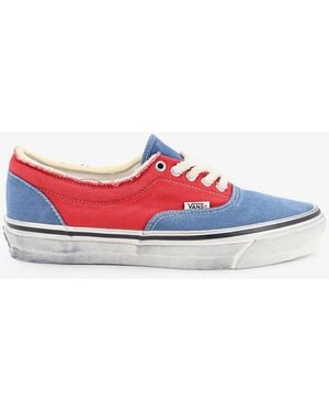Vans Otw Era 95 Dst Canvas Sneakers With Raw Cut Profile - White