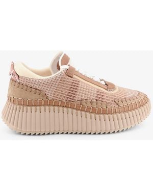Chloé Nama Low-Top Trainers - Pink