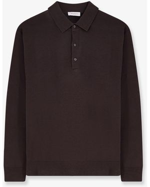 Bramani Cashmere Wool Polo Jumper - Black