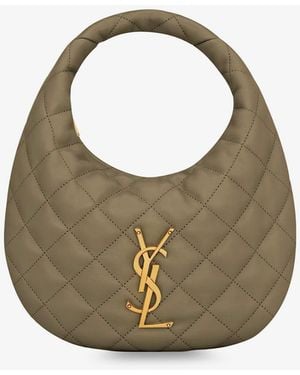 Saint Laurent Icarino Leather Handbag - Metallic