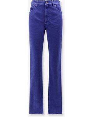 Chloé Cotton Trousers - Blue