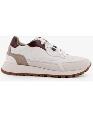 Brunello Cucinelli Low-Top Wool Flannel Sneakers With