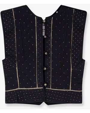 Isabel Marant Marant Etoile Volana Padded And Quilted Vest - Blue