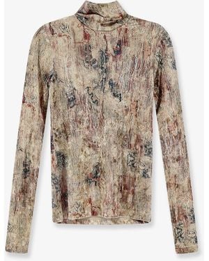 Pierre Louis Mascia Ranat High Neck Top - White