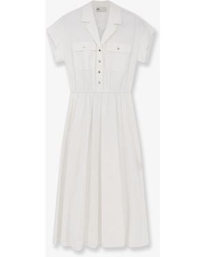 Tory Burch Dress Chemisier Cotton - White