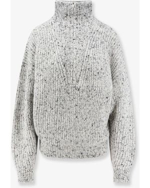 Isabel Marant Cotton Blend Jumper - White