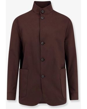 Hevò Caslvecchio Wool Blend Jacket - Brown